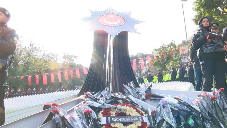 Beşiktaştaki terör saldırısında şehit düşenler için anma töreni
