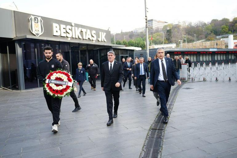 Beşiktaş Kulübü, terör saldırısında şehit düşenler için anma töreni düzenledi