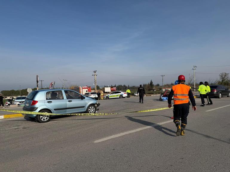 Otomobil elektrikli bisiklete çarptı; 1 ölü