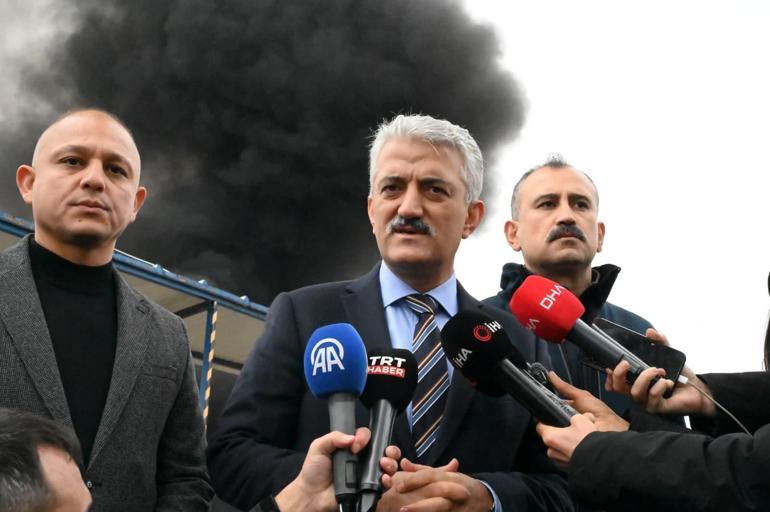 Kırıkkalede kimya fabrikasında yangın