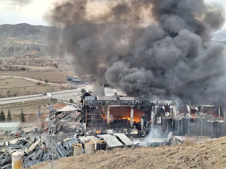 Kırıkkalede kimya fabrikasında yangın