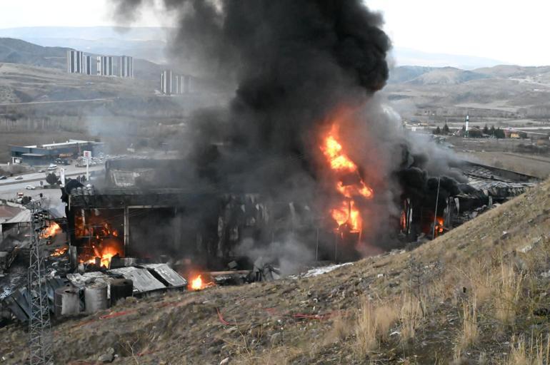 Kırıkkalede kimya fabrikasında çıkan yangın söndürüldü