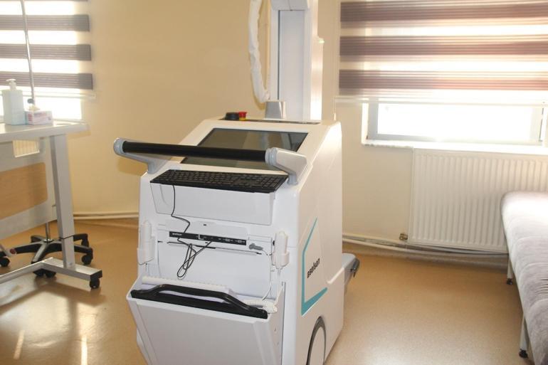 Yerli mobil dijital röntgen cihazı, Ankarada hizmete sunuldu