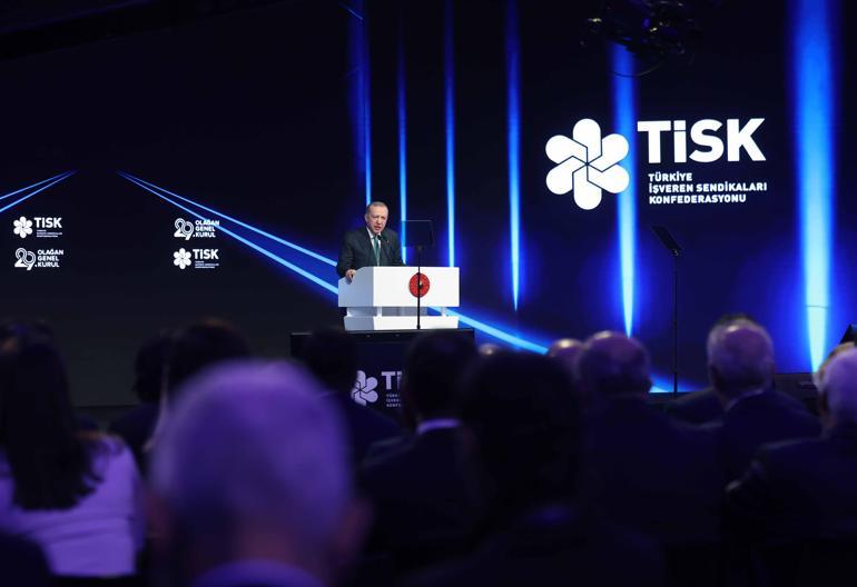 Cumhurbaşkanı Erdoğan: Asgari ücrette TİSK heyetinden ellerini taşın altına koymalarını bekliyorum