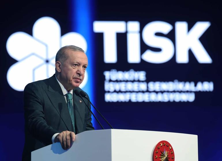 Cumhurbaşkanı Erdoğan: Asgari ücrette TİSK heyetinden ellerini taşın altına koymalarını bekliyorum