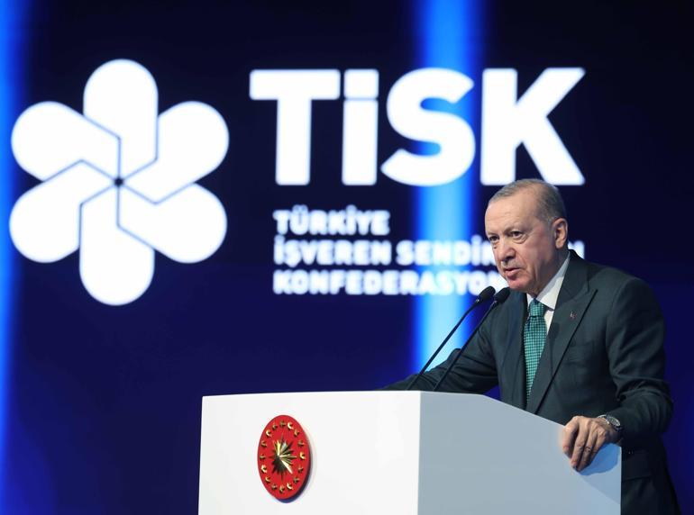Cumhurbaşkanı Erdoğan: Asgari ücrette TİSK heyetinden ellerini taşın altına koymalarını bekliyorum