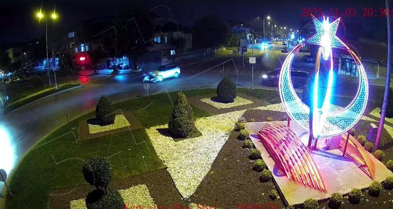 Sakaryada, KGYS kameralarına yansıyan 4 kazadan 3ü kavşaklarda