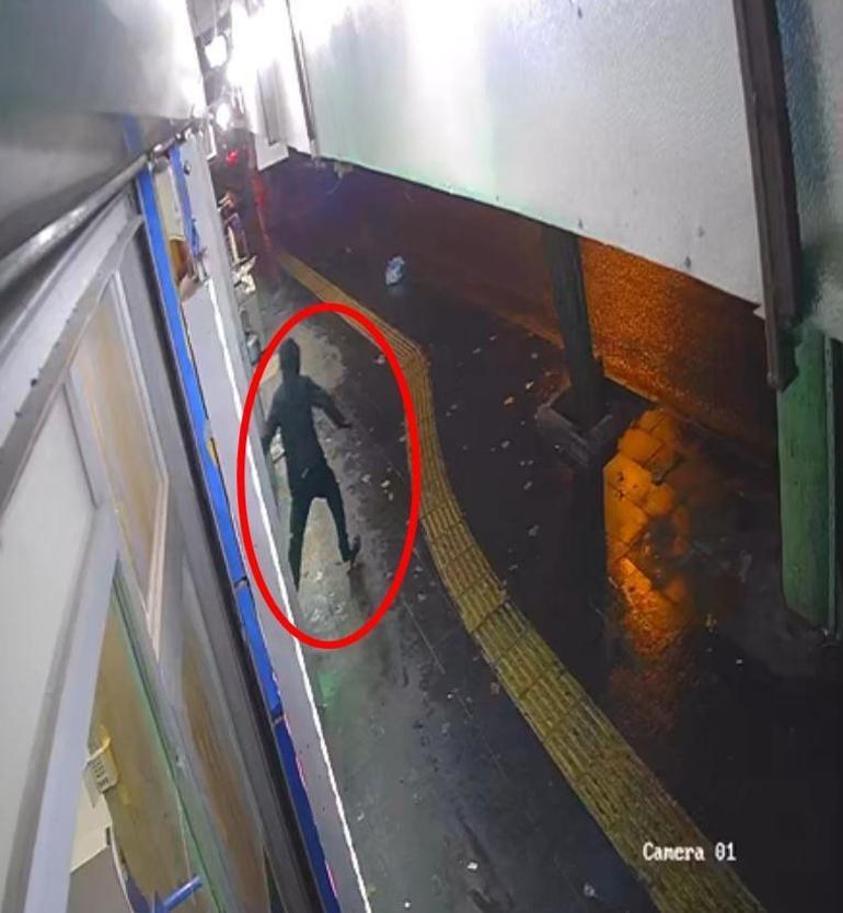 Markete patlayıcı madde atıp kaçan şüpheli aranıyor