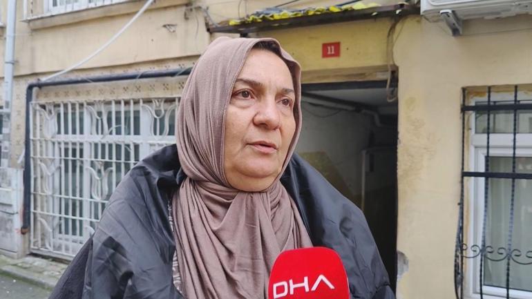 Fatihte 4 katlı binanın zemininde çökme meydana geldi