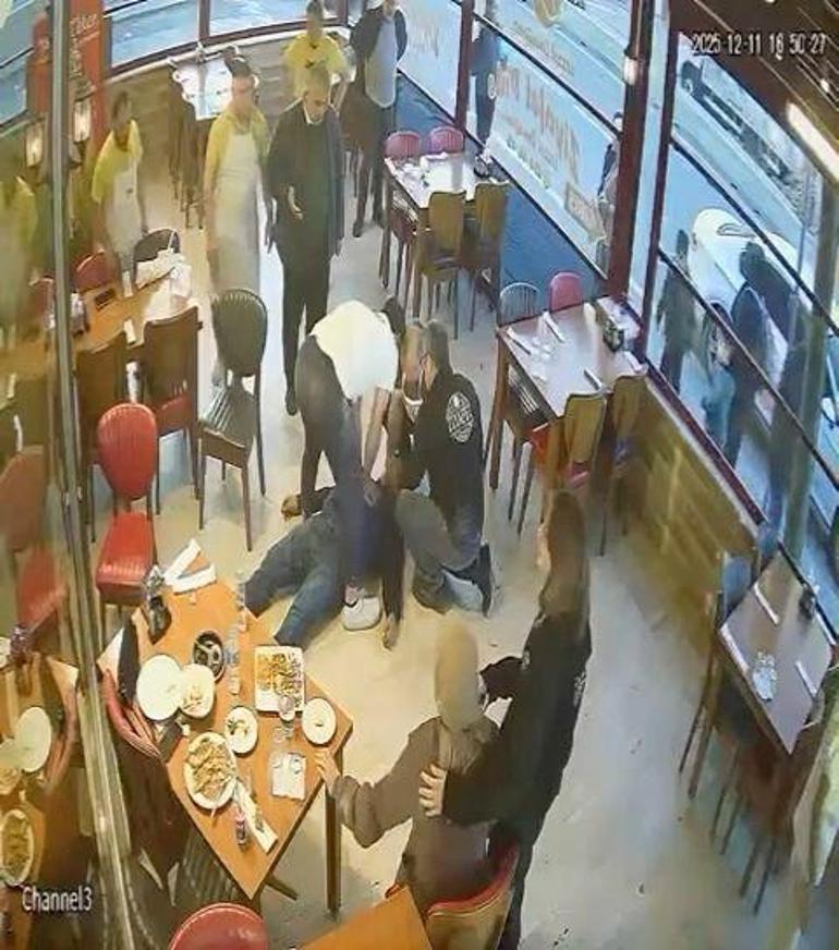 Aydınlı pideci, müşterisini kalp masajıyla hayata bağladığı anlar kamerada