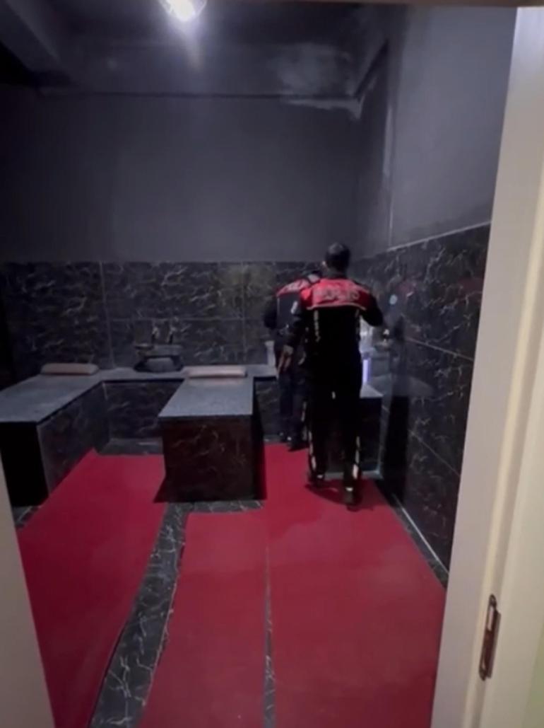 Masaj salonlarına fuhuş operasyonunda gizli bölmeler, zil sistemi bulundu; 15 gözaltı