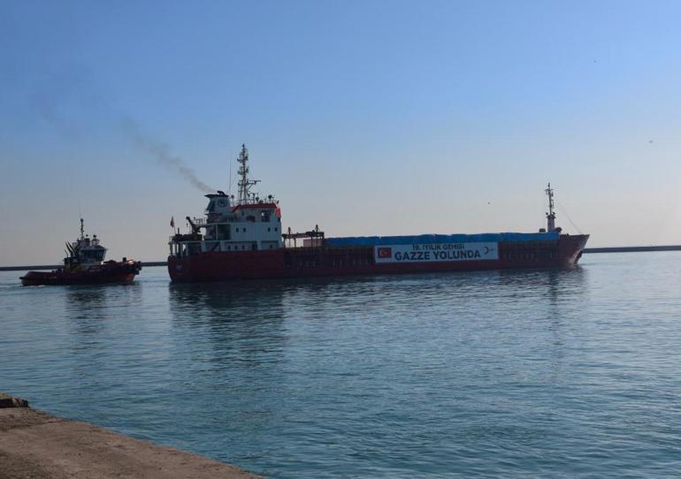 Mersin’den Gazze’ye 19’uncu ‘İyilik Gemisi’ yola çıktı