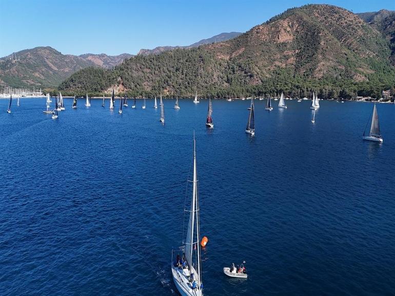 Ankara Yelken Kulübü’nün 25’inci yıl kupası Marmaris’te başladı