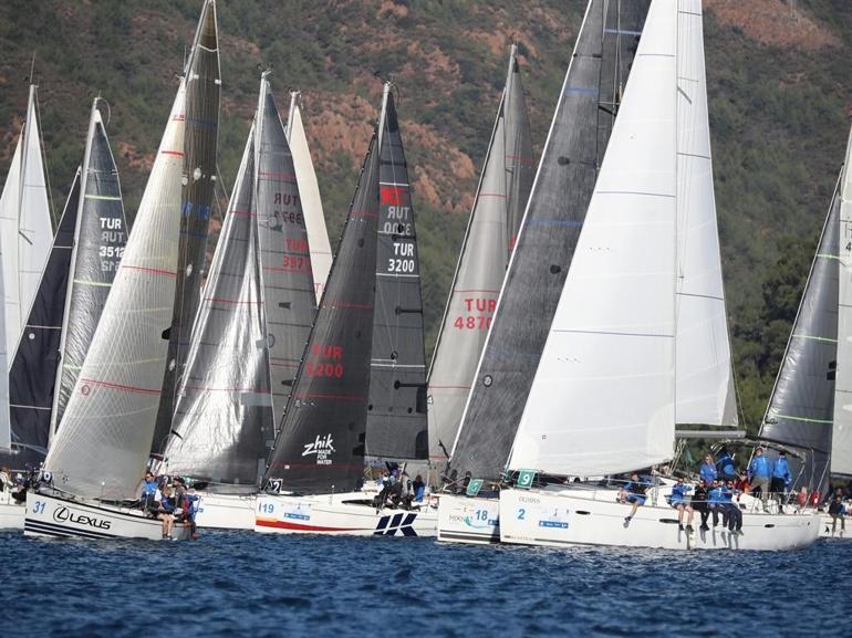 Ankara Yelken Kulübü’nün 25’inci yıl kupası Marmaris’te başladı