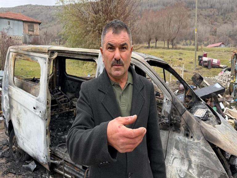 4 aracı yakılan muhtar: Eve sıçrasaydı facia olacaktı