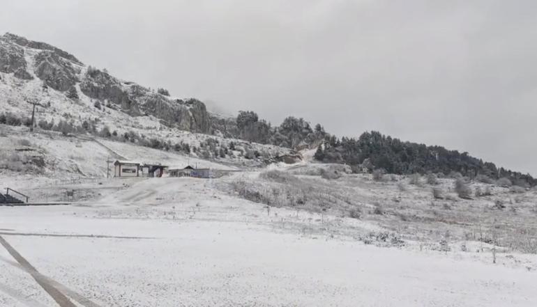 Keltepe, beyaza büründü