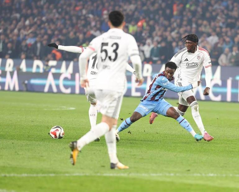 Dev karşılaşma berabere bitti: Trabzonspor-Beşiktaş 3-3