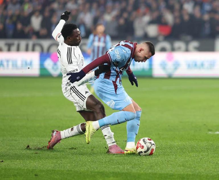 Dev karşılaşma berabere bitti: Trabzonspor-Beşiktaş 3-3
