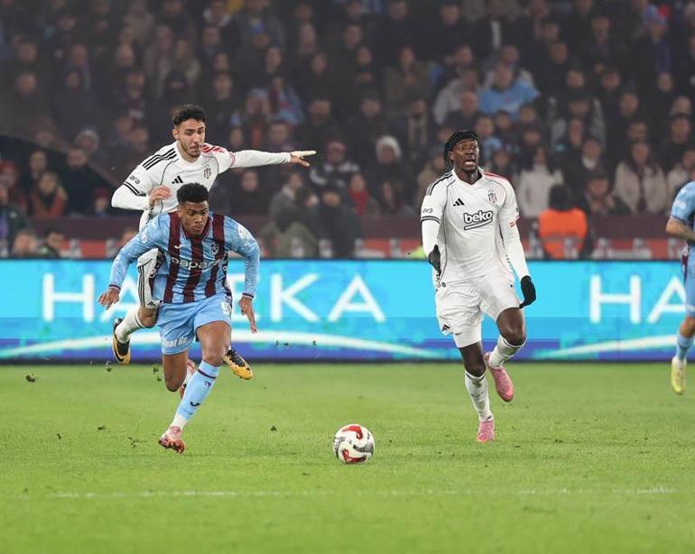 Dev karşılaşma berabere bitti: Trabzonspor-Beşiktaş 3-3