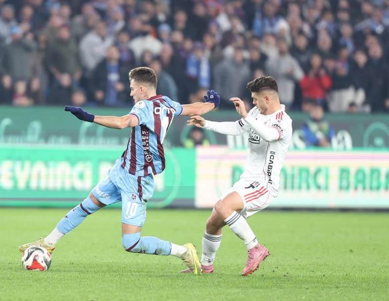 Dev karşılaşma berabere bitti: Trabzonspor-Beşiktaş 3-3