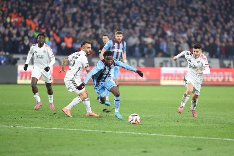 Dev karşılaşma berabere bitti: Trabzonspor-Beşiktaş 3-3