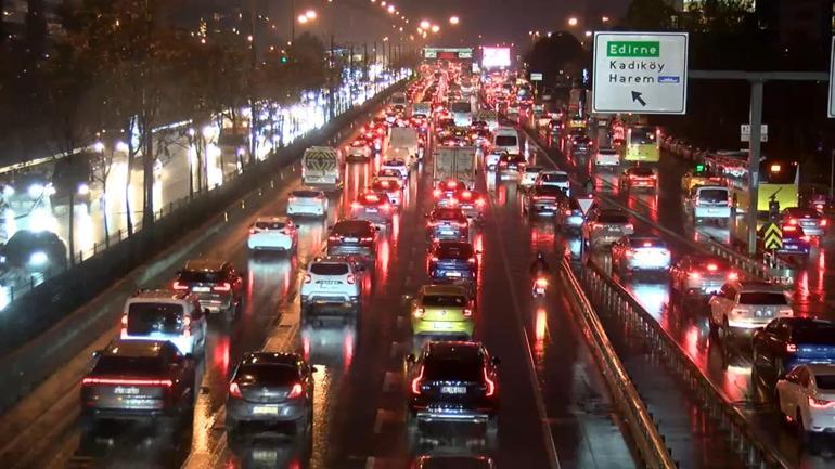 İstanbulda trafik yoğunluğu