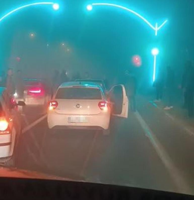 Mardin’de trafikte yol verme kavgası kamerada: 2 yaralı