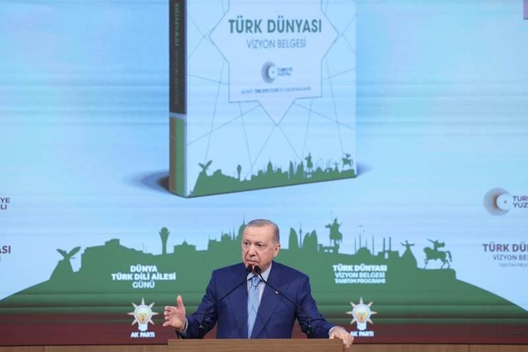 Cumhurbaşkanı Erdoğan: CHP, Türk dünyasına şaşı bakmayı sürdürmektedir