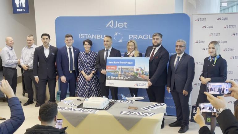 AJet İstanbul Prag seferlerine başladı