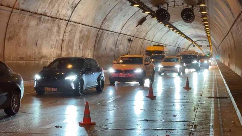 Dolmabahçe-Bomonti tünelinde kaza; otomobile çarpan motosikletin sürücüsü ağır yaralandı