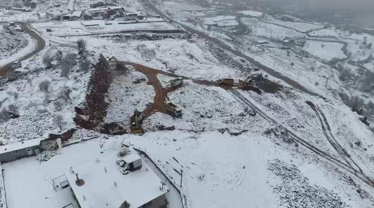 Şırnakta kar yağışı