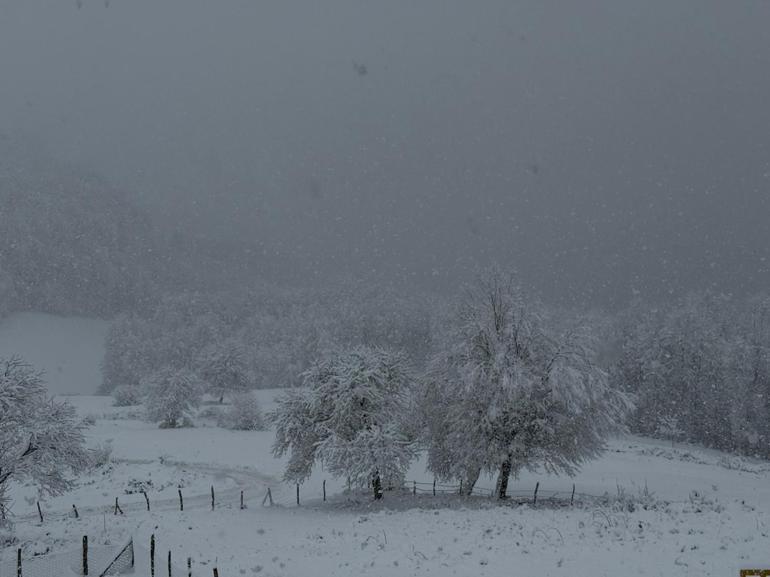 Samsunun yüksek kesimlerinde kar etkili oldu