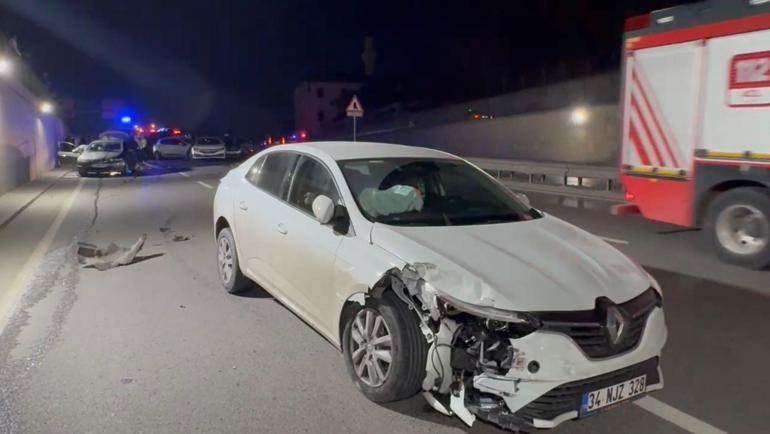 Çekmeköy’de 7 aracın karıştığı zincirleme kaza: 7 kişi yaralandı