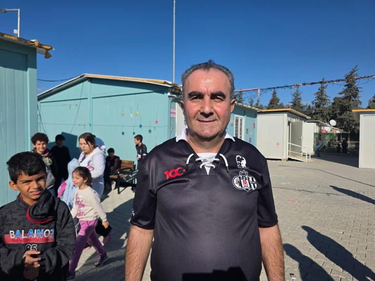 Beşiktaştan deprem bölgesi Hatayda Bu Forma Benden Sana Kardeşim Kampanyası