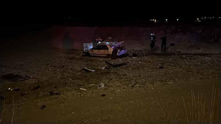 Takla atan otomobil tarlaya uçtu: 1 yaralı