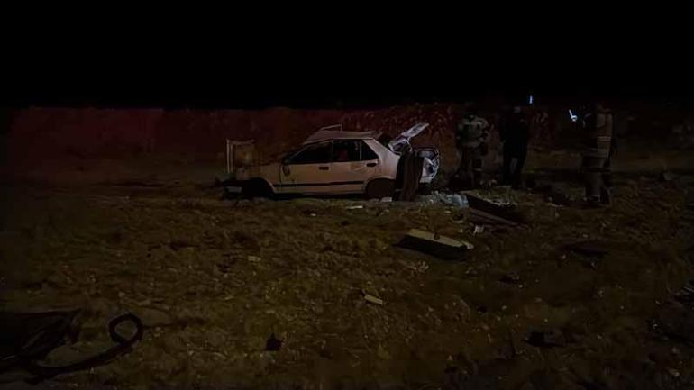 Takla atan otomobil tarlaya uçtu: 1 yaralı