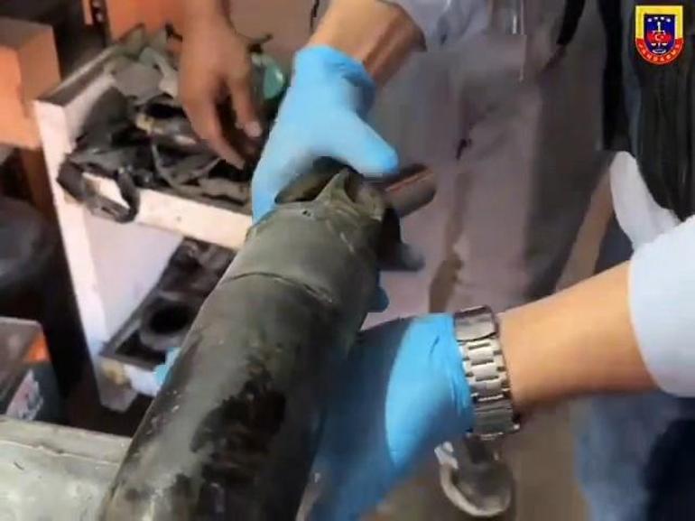 Otomobilin şaftında 17 kilo metamfetamin ele geçirildi