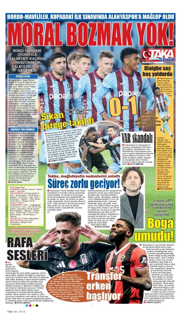 Trabzonspor’a kupada şok