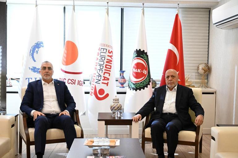 Bakan Işıkhan, işçi sendikaları konfederasyonlarını ziyaret etti