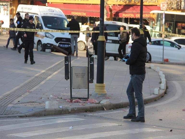 Fünyeyle patlatılan poşetten ayakkabı kutusu çıktı