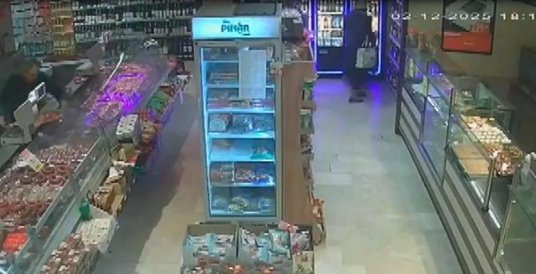 Ankarada marketten içki çalan 3 kişiyi kameralar kaydetti