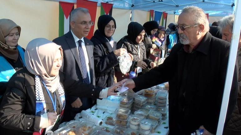 Maltepede Gazzeye yardım için Hayır Çarşısı kuruldu