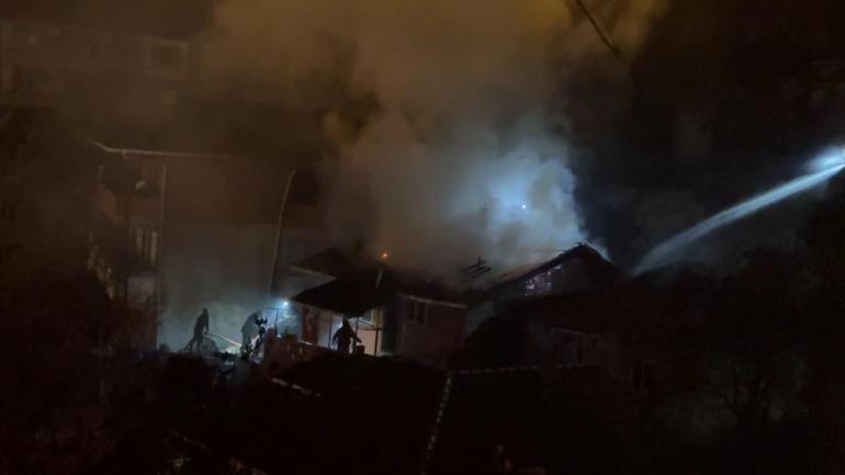 Yanan evden mahsur kalan papağanı itfaiye kurtardı