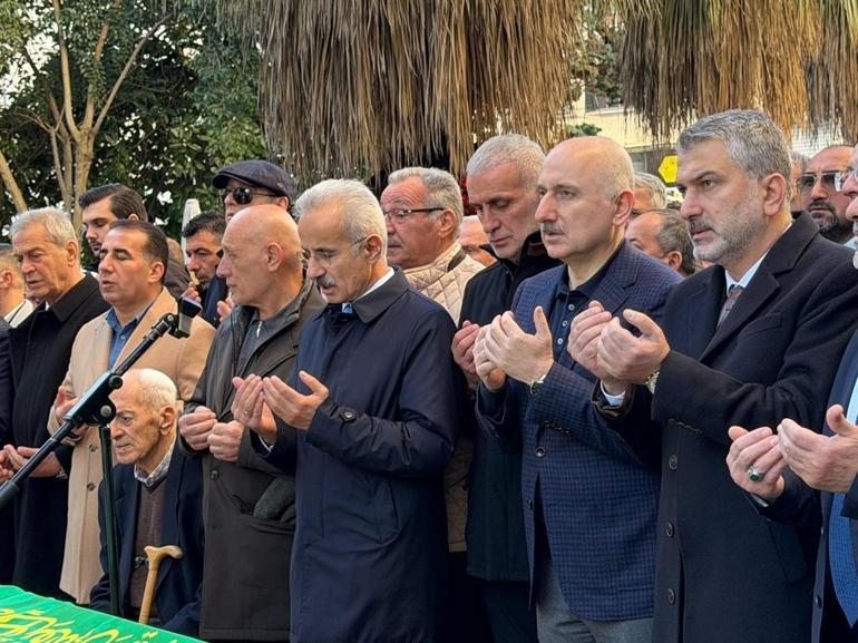 Bakan Uraloğlu, cenaze törenine katıldı