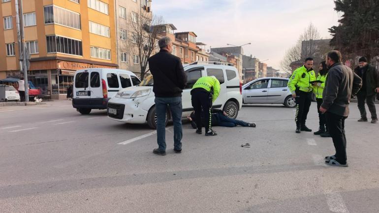 Muayene olup evine dönerken kazada yaralandı, aynı hastaneye kaldırıldı