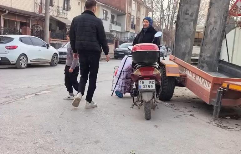 Muayene olup evine dönerken kazada yaralandı, aynı hastaneye kaldırıldı