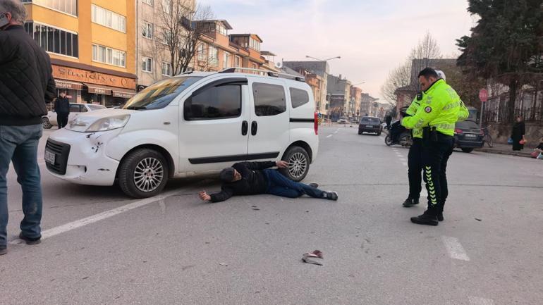 Muayene olup evine dönerken kazada yaralandı, aynı hastaneye kaldırıldı
