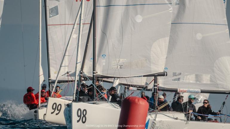 J/70 BRICS Yelken Şampiyonası 2025in ilk günü tamamlandı