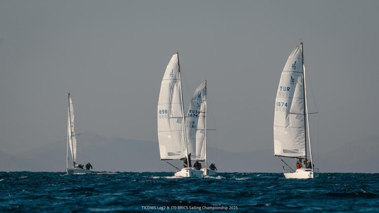 J/70 BRICS Yelken Şampiyonası 2025in ilk günü tamamlandı