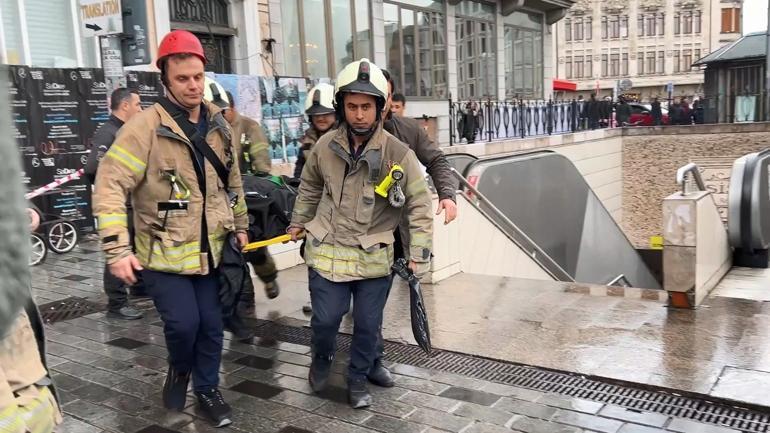 Şişhane metro istasyonunda raylara atlayan 1 kişi hayatını kaybetti